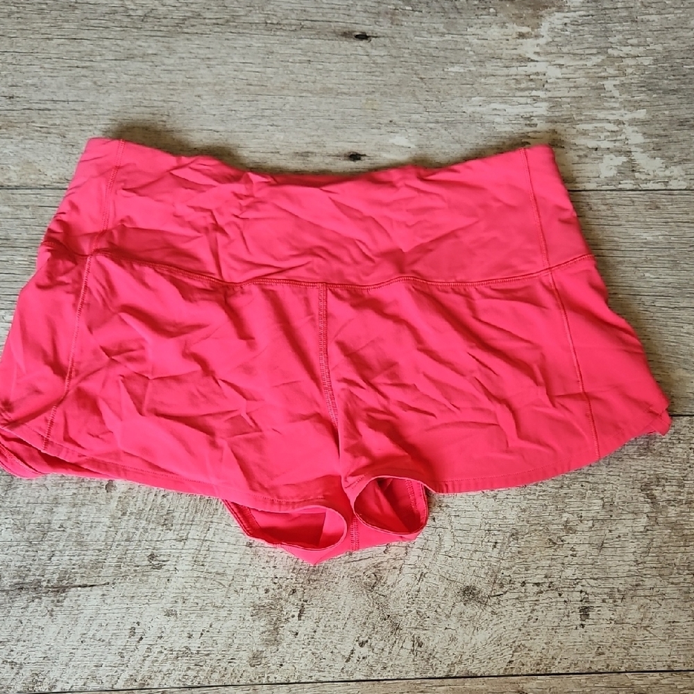 Women's Lululemon Speed Up Size 8 Pink Athletic Shorts